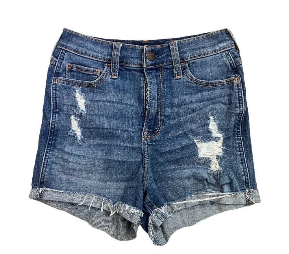 Hollister Ultra High Rise Denim Shorts Size 1